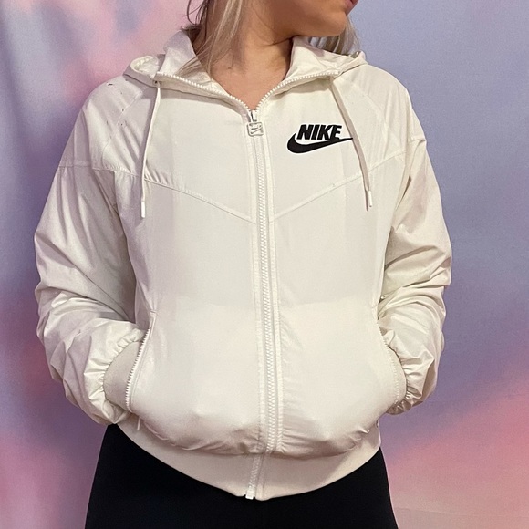 Nike Windrunner Jacket White - Picture 5 of 13